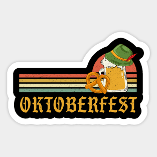 Germany Oktoberfest Funny Drinking Beer Vintage Sticker